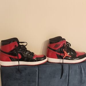 Jordan Athletic Shoes - Black and Red